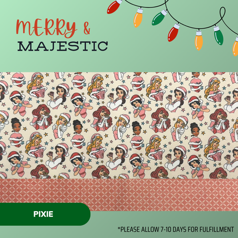 Merry & Majestic - Scrub Cap - rae & grace - Pixie - Made to order Please allow 7-10 days for fulfillment.