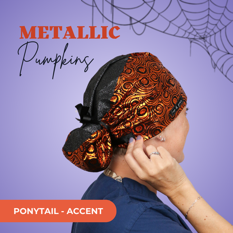 Metallic Pumpkin Swirl