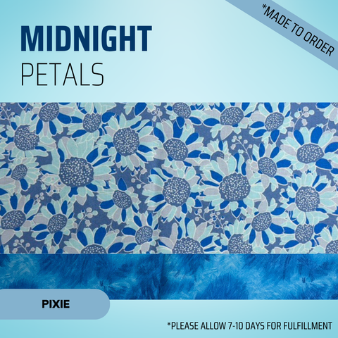 Midnight Petals - Scrub Cap - rae & grace - Pixie - *Made to order