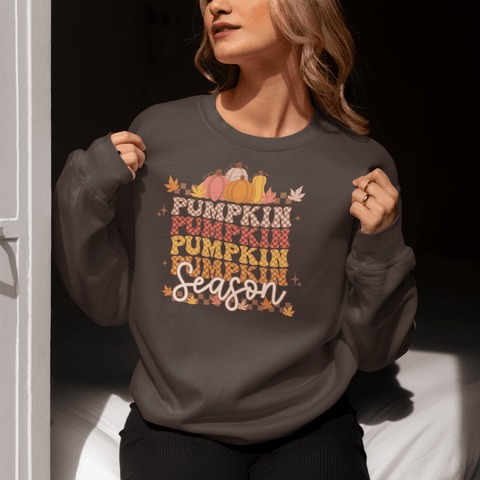 Pumpkin Season - Garment-Dyed Sweatshirt