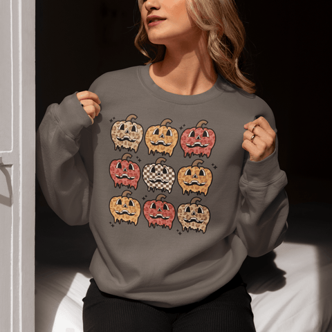 Stacked Pumpkins - Garment-Dyed Sweatshirt