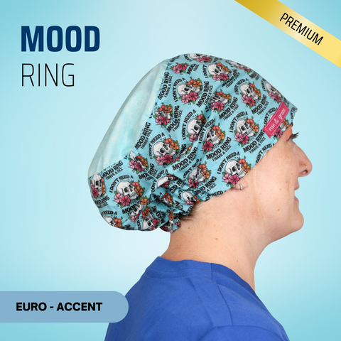 Mood Ring - Scrub Cap - rae & grace - Euro - Accent Top