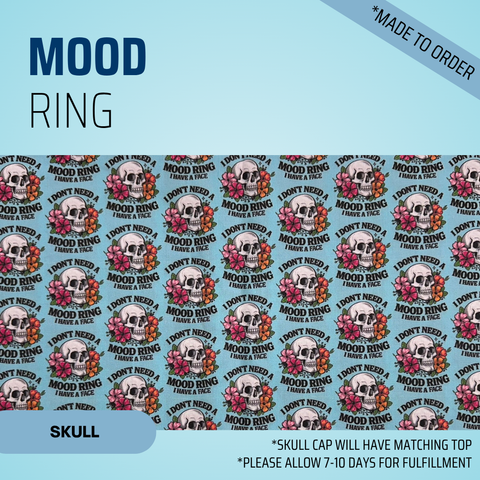 Mood Ring - Scrub Cap - rae & grace - Skull Cap - Made to order Please allow 7-10 days for fulfillment.