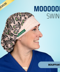 Mooooood Swing - Scrub Cap - rae & grace - Bouffant