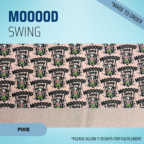 Mooooood Swing - Scrub Cap - rae & grace - Pixie - Made to order Please allow 7-10 days for fulfillment.