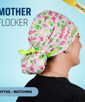 Mother Flocker - Scrub Cap - rae & grace - Ponytail - Matching Top