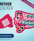 Mother Flocker - Badge Reel - rae & grace - Interchangeable Plate Only