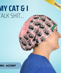 My Cat And I... - Scrub Cap - rae & grace - Euro - Accent Top