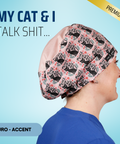 My Cat And I... - Scrub Cap - rae & grace - Euro - Accent Top