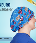 Neuro Surgery - Scrub Cap - rae & grace - Euro - Accent Top