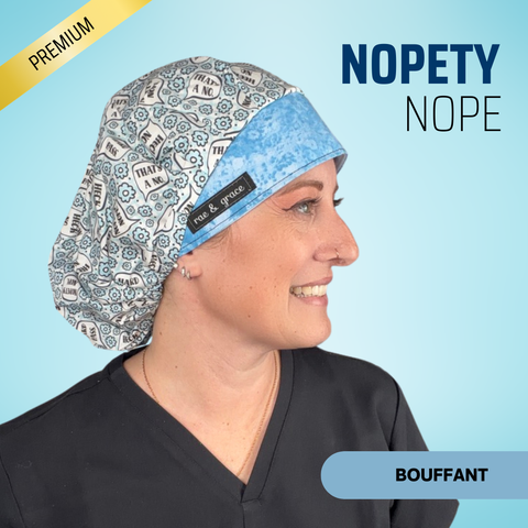 Nopety Nope - Scrub Cap - rae & grace - Bouffant