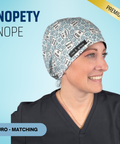 Nopety Nope - Scrub Cap - rae & grace - Euro - Matching Top