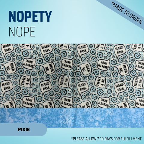 Nopety Nope - Scrub Cap - rae & grace - Pixie - *Made to order