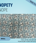 Nopety Nope - Scrub Cap - rae & grace - Skull Cap - *Made to order