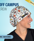 Off Campus Crew - Scrub Cap - rae & grace - Euro - Matching Top