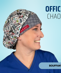 Office Chaos - Scrub Cap - rae & grace - Bouffant