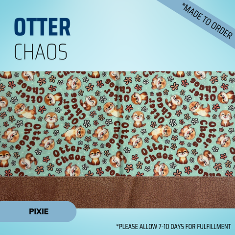 Otter Chaos - Scrub Cap - rae & grace - Pixie - *Made to order