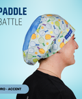 Paddle Battle - Scrub Cap - rae & grace - Euro - Accent Top