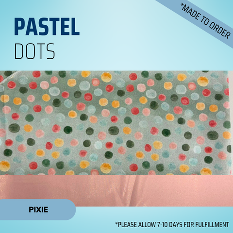 Pastel Dots - Scrub Cap - rae & grace - Pixie - *Made to order