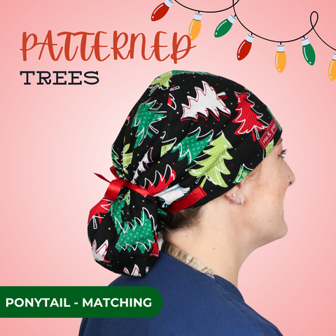 Patterned Christmas Trees