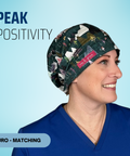 Peak Positivity - Scrub Cap - rae & grace - Euro - Matching Top