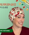 Peppermint Pulse - Scrub Cap - rae & grace - Euro - Matching Top