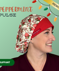 Peppermint Pulse - Scrub Cap - rae & grace - Bouffant