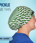 Pickle Me This - Scrub Cap - rae & grace - Euro - Accent Top