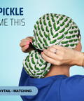 Pickle Me This - Scrub Cap - rae & grace - Ponytail - Matching Top