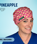 Pineapple Pop - Scrub Cap - rae & grace - Euro - Matching Top