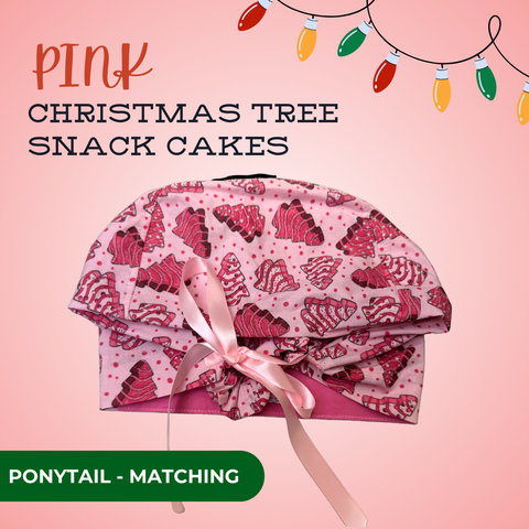 Pink Christmas Tree Cakes