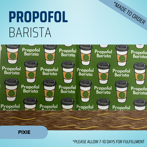 Propofol Barista - Scrub Cap - rae & grace - Pixie - *Made to order