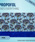 Propofol Fixes Everything - Scrub Cap - rae & grace - Pixie - Made to order Please allow 7-10 days for fulfillment.