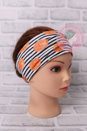 Striped Pumpkins - Headband