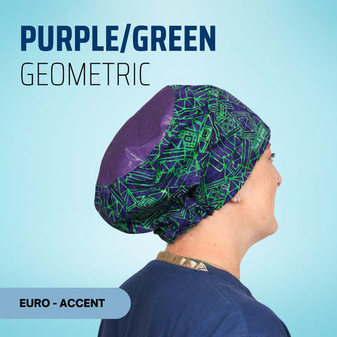 Purple Green Geometric