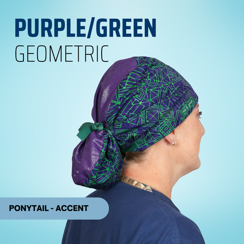 Purple Green Geometric