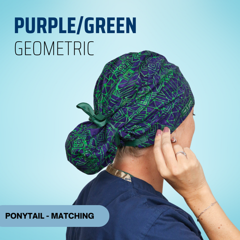 Purple Green Geometric