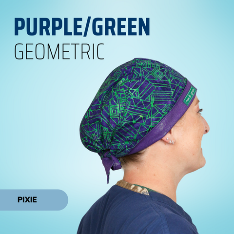 Purple Green Geometric