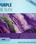 Purple Oil Slick - Scrub Cap - rae & grace - Pixie - *Made to order