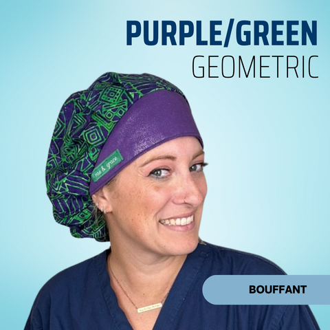 Purple Green Geometric