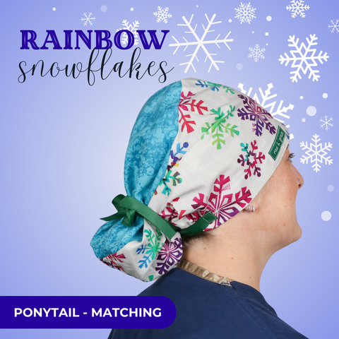 Rainbow Snowflakes