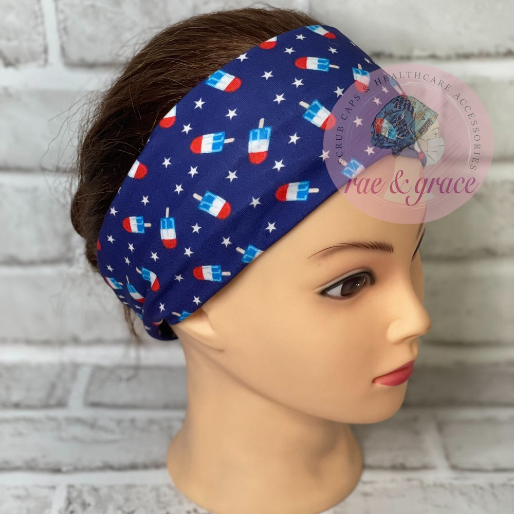 Red White Blue Popsicles - Headband