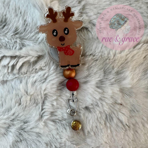 Reindeer Badge Reel