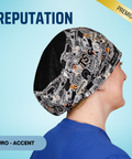 Reputation - Scrub Cap - rae & grace - Euro - Accent Top