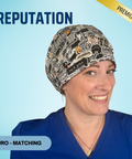 Reputation - Scrub Cap - rae & grace - Euro - Matching Top