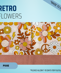 Retro Flowers - Scrub Cap - rae & grace - Pixie - *Made to order