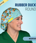Rubber Ducky Rounds - Scrub Cap - rae & grace - Bouffant
