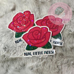 Run, Little Mouse (Rose) - Sticker