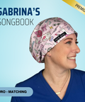Sabrina’S Songbook - Scrub Cap - rae & grace - Euro - Matching Top