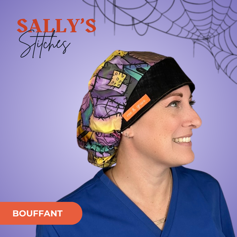 Sally'S Stitches - Scrub Cap - rae & grace - Bouffant